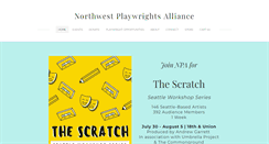 Desktop Screenshot of northwestplaywrights.org